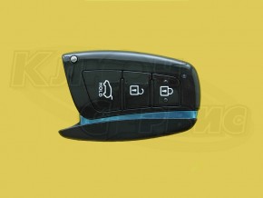 HYUNDAI корпус ключа 3 кнопки черные