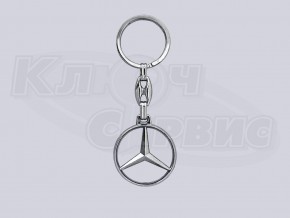 Mercedes брелок металл лого