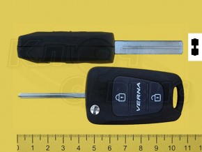 HYUNDAI/TOY48  VERNA 3 кнопки, выкидной