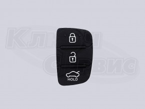 Кнопки резиновые на корпус выкидного ключа KIA/HYUNDAI, тип2