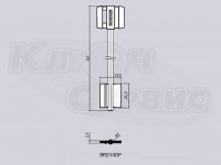 BRD10DP/BORDER-089-02 литье Россия (122x24.0x21мм) (5.0мм) (10ПЛ)