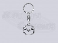 Mazda брелок металл лого