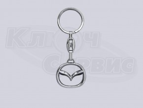 Mazda брелок металл лого