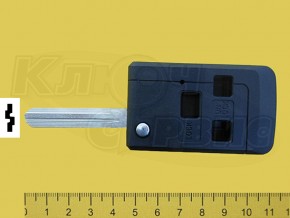 TOYOTA/TOY43 3 кнопки, тип 1, выкидной