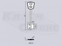 KRT1D/КРИТ-М литье Россия (100x17.4x22мм) (4.9мм)