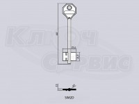 SIM2D/СИМЕКО-2 литье Россия (102x14.9x22.6мм) (5.0мм)