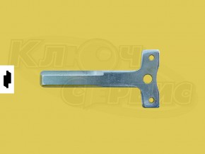 OPEL/HU43T лезвие ключа с кнопками (Т-образное)