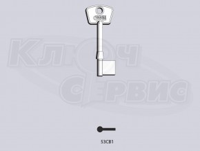 CHU1G_53CB1_CHC_1CH дверняк имп. прог., двухфлажковый