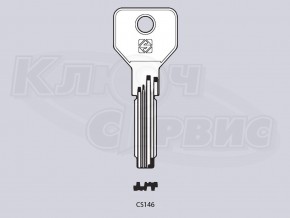 CI25_C25_CS70_CSA76 квартирный спец. (аналог CISA-00670.01 вертикалка ASIX)