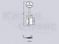 KLS3D/КЛАСС-3 литье Россия (короткий широкий) (91x25x22мм) (4.9мм)
