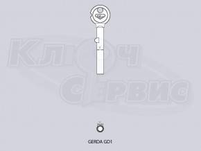 GERDA/GD1  круглая 40 мм без пластика