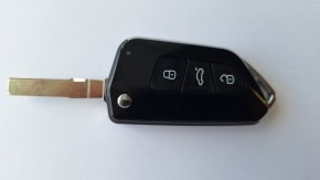 VOLKSWAGEN/HU66 3 кнопки  выкидной ( замена арт. 32173)