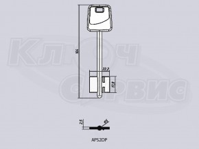 APS2DP литье Россия  (104x17.8x22.2) (5мм)