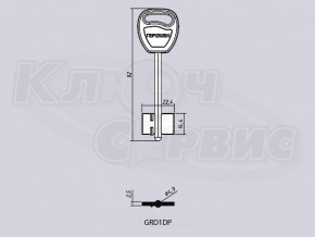 GRD1DP/ГАРДИАН-1ПЛ литье Россия (82x14.4x22.4мм) (4.9мм)